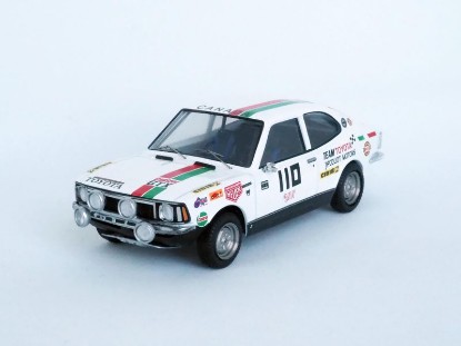 Immagine di TOYOTA COROLLA N.110 N.1 1st PRESS ON REGARD.RALLY 1973 BOYCE/WOODS 1:43