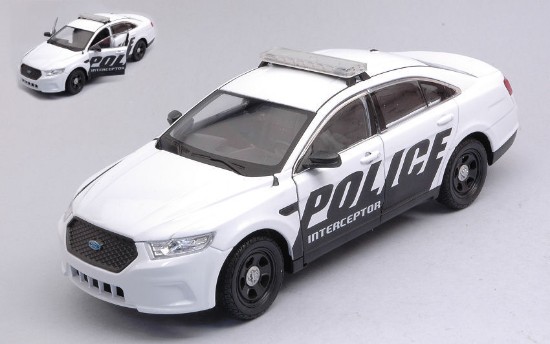 Immagine di FORD POLICE INTERCEPTOR WHITE 1:24