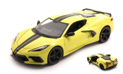Immagine di CHEVROLET CORVETTE C8 2020 LEMON YELLOW 1:24