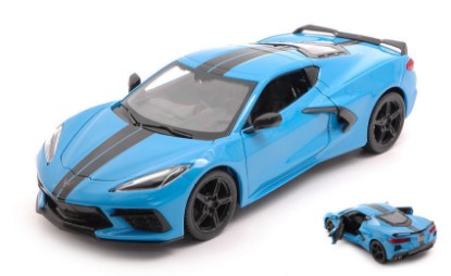 Immagine di CHEVROLET CORVETTE C8 2020 BLUE 1:24
