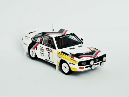 Immagine di AUDI QUATTRO N.1 1st 3 STADTE RALLY 1984 ROHRL-/GEIST.SATURDAY VERS.1:43