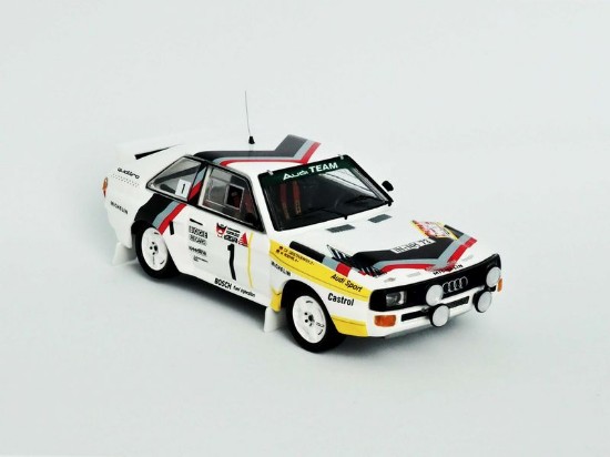Immagine di AUDI QUATTRO N.1 1st 3 STADTE RALLY 1984 ROHRL-/GEIST.SATURDAY VERS.1:43