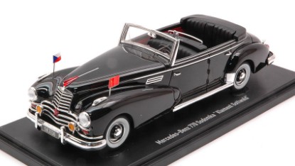 Immagine di MERCEDES 770 REBUILT BY SODOMKA 1952 BLACK ED.LIM.PCS 333 1:43