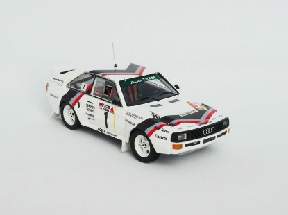Immagine di AUDI QUATTRO N.1 1st 3 STADTE RALLY 1984 ROHRL-GEIST.START VERSION 1:43