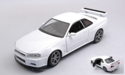 Immagine di NISSAN SKYLINE GT-R (R34) WHITE 1:24