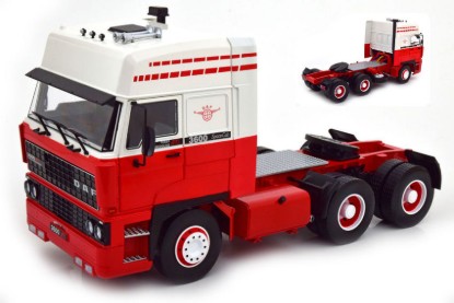 Immagine di DAF 3600 SPACECAB 1986 WHITE/RED 1:18