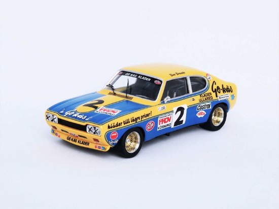 Immagine di FORD CAPRI 2600 RS N.2 1st KINNEKULLE RING 1973 BOO BRASTA 1:43