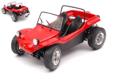 Immagine di MANX MEYERS BUGGY CONVERTIBLE 1968 RED 1:18