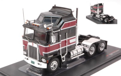 Immagine di KENWORTH K100 AERODYNE 1976 BLACK/DARK RED 1:43