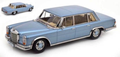 Immagine di MERCEDES 600 SWB W100 1963 LIGHT BLUE METALLIC 1:18