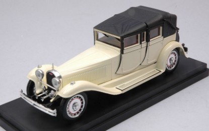 Immagine di BUGATTI TYPE 41 ROYALE 1927 CREAM SOFT TOP BLACK 1:43