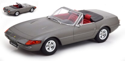 Immagine di FERRARI 365 GTB/4 DAYTONA CONVERTIBLE 2 SERIES 1971 GREY METALLIC 1:18