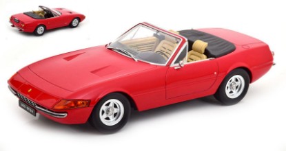 Immagine di FERRARI 365 GTB/4 DAYTONA CONVERTIBLE 2 SERIES 1971 RED 1:18