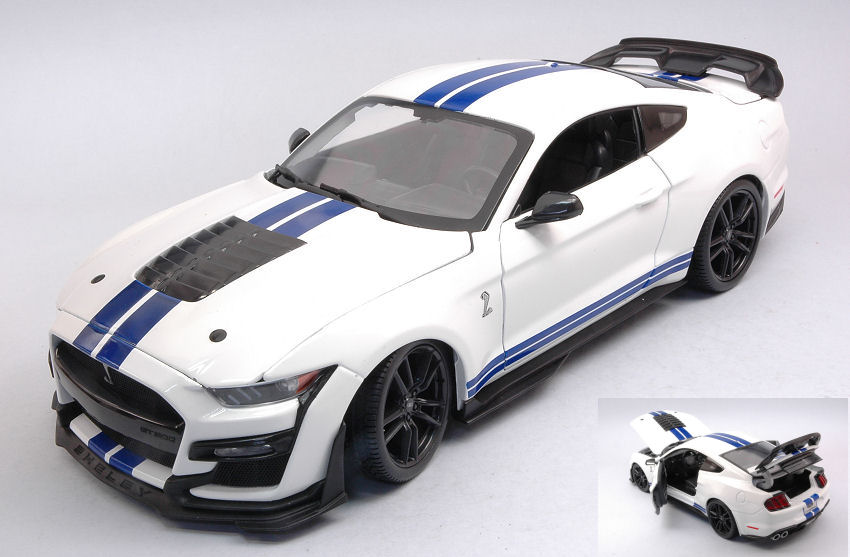 BALOCCO Ingrosso Modellismo Online . FORD MUSTANG SHELBY GT500 2020 WHITE  1:18