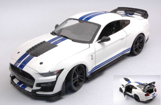 Immagine di FORD MUSTANG SHELBY GT500 2020 WHITE 1:18