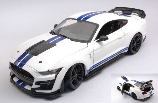 Immagine di FORD MUSTANG SHELBY GT500 2020 WHITE 1:18