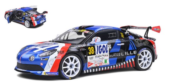 Immagine di ALPINE A110 RGT N.38 RALLY DU MONT BLANC 2020 DELECOUR-GUIGONNET 1:18