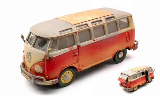 Immagine di VW SAMBA USA VERSION 1960 OLD FRIENDS RED 1:24