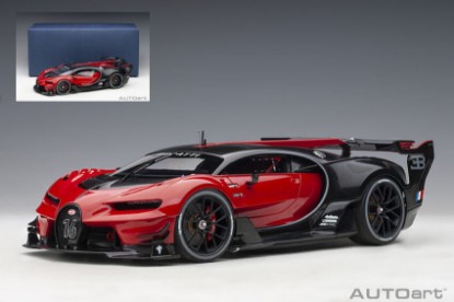 Immagine di BUGATTI VISION GT 2015 RED/BLACK CARBON 1:18