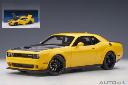 Immagine di DODGE CHALLENGER SRT 2018 YELLOW/BLACK 1:18