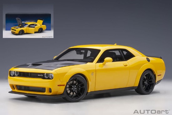 Immagine di DODGE CHALLENGER SRT 2018 YELLOW/BLACK 1:18