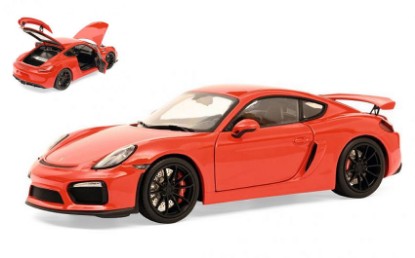 Immagine di PORSCHE CAYMAN GT4 RED 1:18