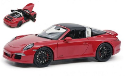 Immagine di PORSCHE 911 TARGA 4 GTS DARK RED 1:18