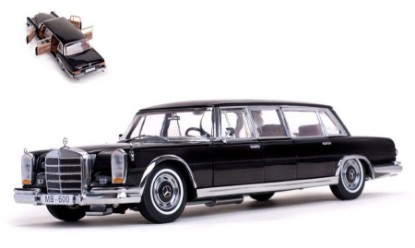 Immagine di MERCEDES 600 (V100) PULLMAN BLACK 1:18
