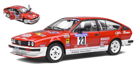 Immagine di ALFA ROMEO GTV6 N.23 TOUR DE CORSE 1985 Y.LOUBET-J.B.VIEU 1:18