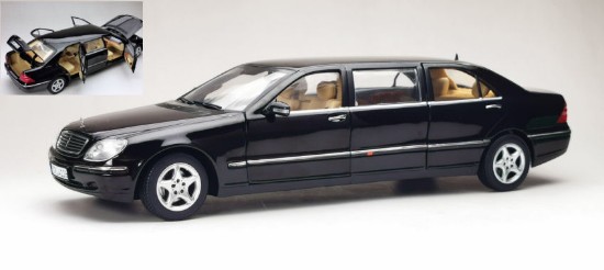 Immagine di MERCEDES S 600 (V220) PULLMAN BLACK 1:18