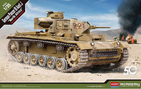 Immagine di GERMAN PANZER III AUSF.J NORTH AFRICA KIT 1:35