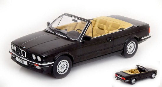 Immagine di BMW 325i (E30) CONVERTIBLE BLACK 1:18