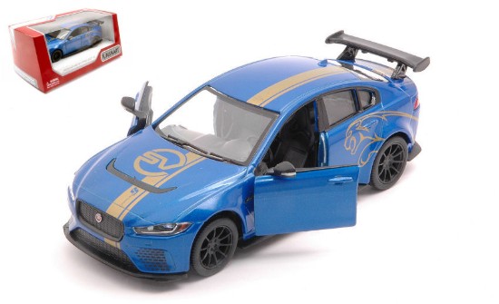 Immagine di JAGUAR XE SV PROJECT 8 BLUE WITH GRAPHICS BOX cm 12