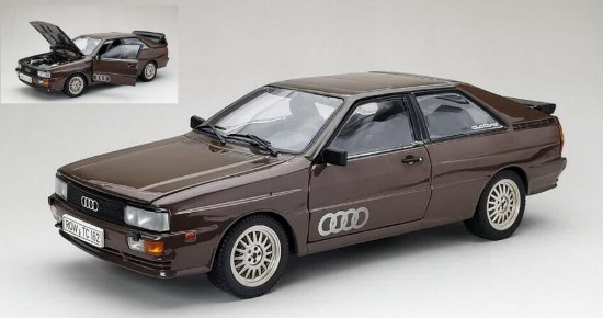 Immagine di AUDI QUATTRO ROAD CAR METALLIC BROWN 1:18