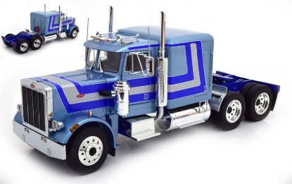 Immagine di ROAD KING PETERBILT 359 1967 LIGHTBLUE MET.BLUE/ SILVER 1:18