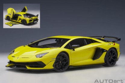 Immagine di LAMBORGHINI AVENTADOR SVJ 2019 YELLOW TENERIFE 1:18