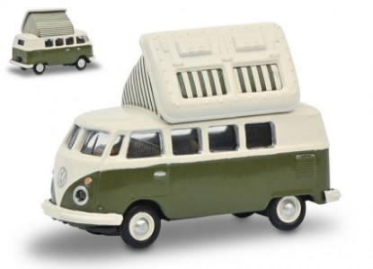 Immagine di VW T1c CAMPINGBUS GREEN/WHITE 1:87