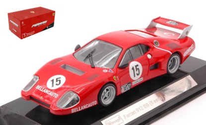 Immagine di FERRARI 512 BB 2a S N.15 1000 KM MONZA 1981 FLAMMINI-DINI-VIOLATI 1:43