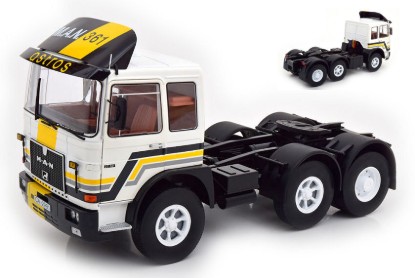 Immagine di ROAD KING M.A.N. F8 22.361 1978 WHITE/YELLOW/GREY/BLACK 1:18