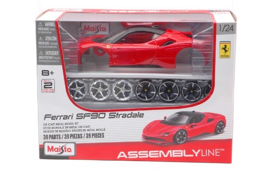 Immagine di FERRARI SF90 STRADALE 2020 RED KIT 1:24
