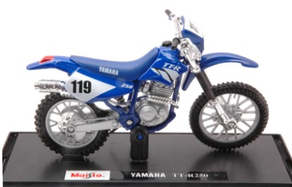 Immagine di YAMAHA TT-R250 N.119 BLUE 1:18