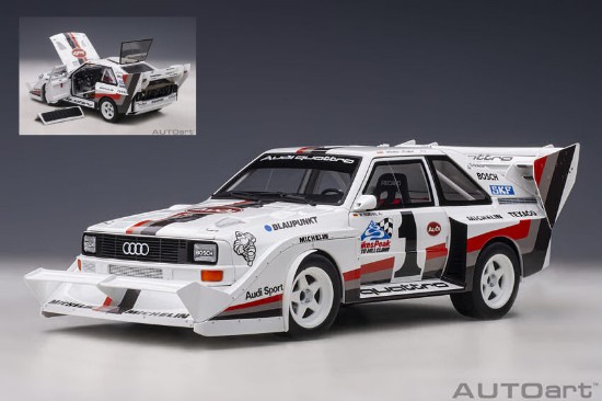 Immagine di AUDI QUATTRO S1 N.1 WINNER PIKES PEAK 1987 W.ROHRL 1:18