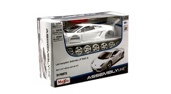 Immagine di LAMBORGHINI GALLARDO LP 560-4 WHITE KIT 1:24