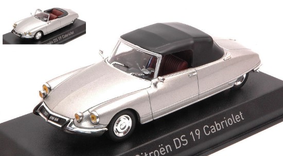 Immagine di CITROEN DS 19 CABRIOLET 1965 PEARL GREY 1:43