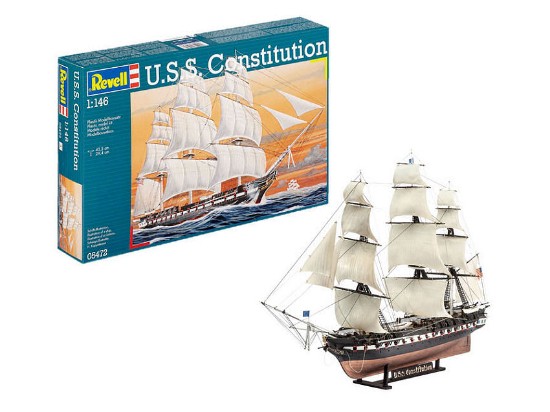 Immagine di USS CONSTITUTION MODEL SET KIT 1:146