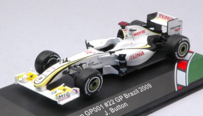 Immagine di BRAWN GP001 JENSON BUTTON 2009 N.22 BRAZIL GP 1:43