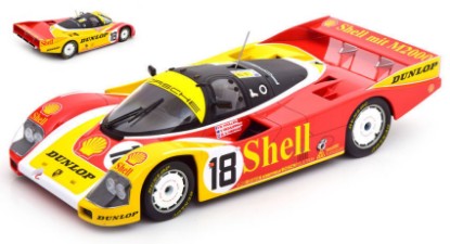 Immagine di PORSCHE 962 C SHELL N.18 LM 1988 WOLLEK-SCHUPPAN v.d.MERVE 1:18