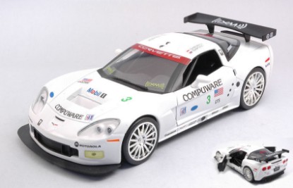 Immagine di CHEVY CORVETTE C6-R 2005 WHITE 1:24