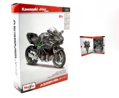 Immagine di KAWASAKI NINJA H2R BLACK KIT 1:12