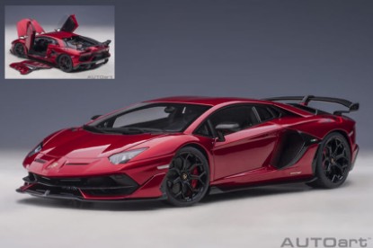 Immagine di LAMBORGHINI AVENTADOR SVJ 2019 METALLIC RED 1:18